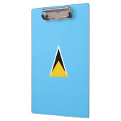 セントルシア国旗(セントルシアカリブの) クリップボード (左)