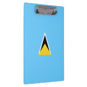 セントルシア国旗(セントルシアカリブの) クリップボード (右)