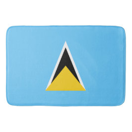 セントルシア国旗(セントルシアカリブの) バスマット