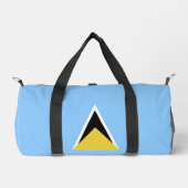 セントルシア国旗 ダッフルバッグ (正面)