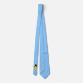 セントルシア国旗 ネクタイ (裏面)