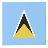 セントルシア国旗 フォトキューブ (右)