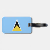 セントルシア国旗 ラゲッジタグ (裏面横)