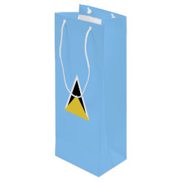 セントルシア国旗 ワインギフトバッグ