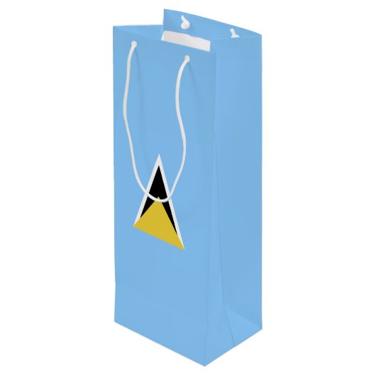 セントルシア国旗 ワインギフトバッグ (裏面アングル)