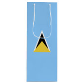 セントルシア国旗 ワインギフトバッグ (正面)