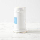 セントルシア国旗~地図マグカップ ビールジョッキ (中央)