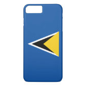 セントルシア国旗 Case-Mate iPhoneケース (裏面)