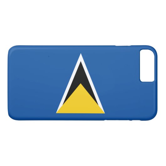 セントルシア国旗 Case-Mate iPhoneケース (裏面(横))