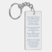 セントルシア国歌 |名ブルー文字 キーホルダー (正面左)