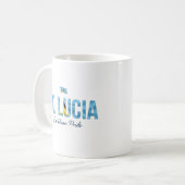 セントルシア島の名前 | いつものプライド コーヒーマグカップ (正面左)
