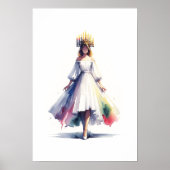 セントルシア水彩画ポスター ポスター (正面)