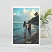 セントルシア記念日カードカリブのハネムーン シーズンカード (スタンド正面)