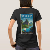 セントルシア カリブの宝石 Tシャツ (裏面)