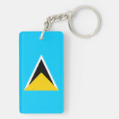 セントルシア キーホルダー (裏面)