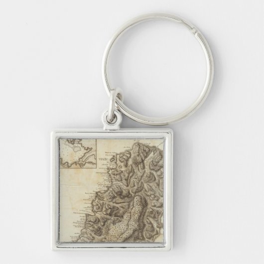 セントルシア キーホルダー (正面)