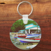 セントルシア キーホルダー (正面)