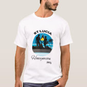 セントルシア ハニームーン 2023 Tシャツ (正面)