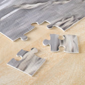 セントルシア、バージン諸島のカラフルな家 ジグソーパズル (側面)