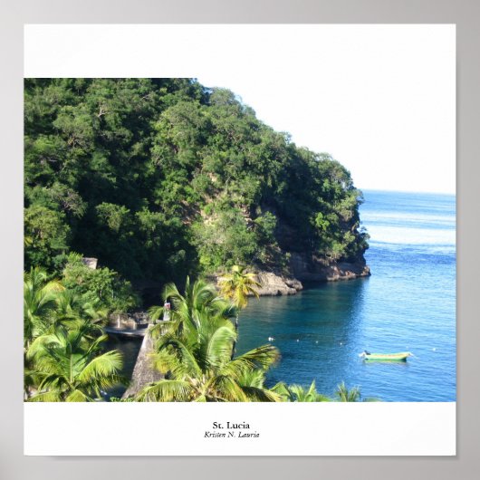 セントルシア ポスター (正面)