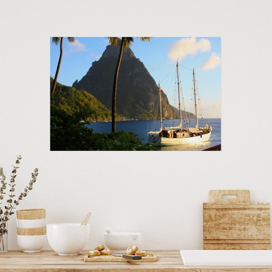 セントルシア ポスター (キッチン)