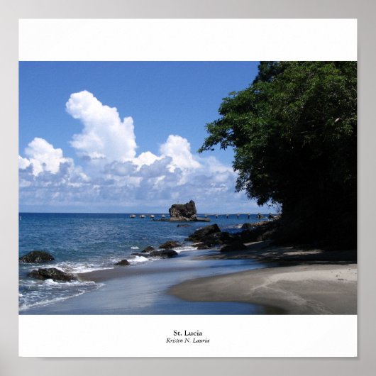 セントルシア ポスター (正面)