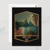 セントルシア ポストカード (正面/裏面)