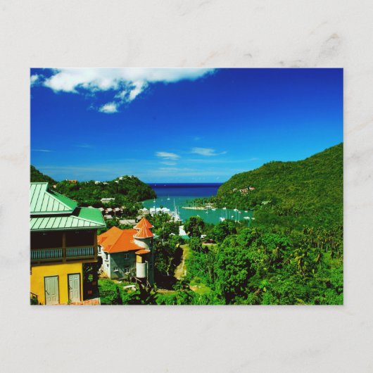 セントルシア ポストカード (正面)