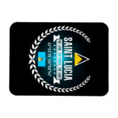 セントルシア マグネット (横)