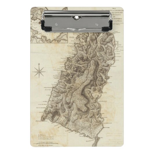 セントルシア ミニクリップボード (正面)