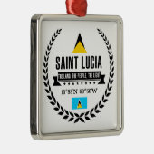 セントルシア メタルオーナメント (右)