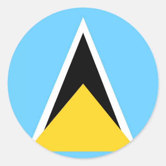 セントルシア ラウンドシール (正面)