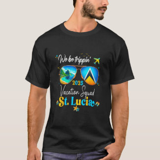 セントルシア 休暇 家族 友人 旅行 クルーズ 2025 Tシャツ