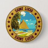 セントルシア 缶バッジ (正面)