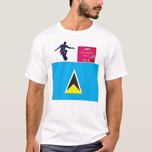 セントルシア SK8 Tシャツ (正面)