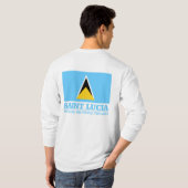 セントルシア Tシャツ (裏面フル)