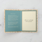 セントルーシー|ルシア宗教ヴィンテージパトロンの目 カード (内部)