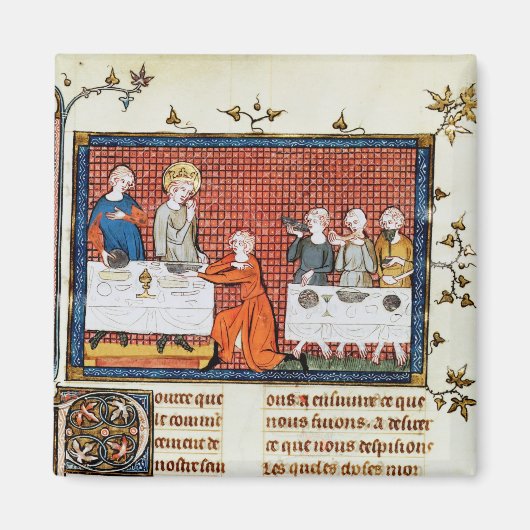 セントル食べ物を与えイスの『生命と奇跡の聖』 マグネット (正面)