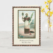 セントレイモンドノナタス宗教カトリック祈りの言葉 カード (黄色い花)