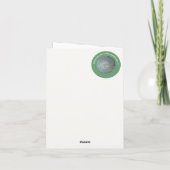 セントレジスマウンテン USGS ベンチマークパーティーアイテム サンキューカード (裏面)