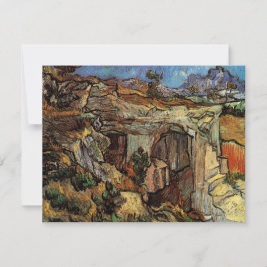 セントレミーの採石場への入り口ビンセント・ヴァン・ゴッホ (正面)