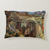 セントレミーの採石場への入り口ビンセント・ヴァン・ゴッホ アクセントクッション (裏面)