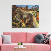 セントレミーの採石場への入り口ビンセント・ヴァン・ゴッホ キャンバスプリント (インサイチュ (リビング))