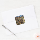 セントレミーの採石場への入り口ビンセント・ヴァン・ゴッホ スクエアシール (封筒)