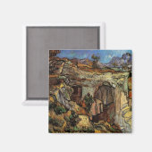 セントレミーの採石場への入り口ビンセント・ヴァン・ゴッホ マグネット (正面/裏面)