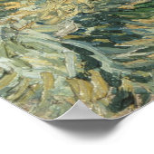 セントレミーの風景by Vincent Vanゴッホ ポスター (角)