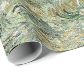 セントレミーの風景by Vincent Vanゴッホ ラッピングペーパー (ロールコーナー)