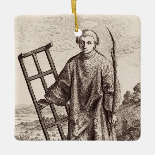 セントローレンスのパトロンの聖アーカイブ セラミックオーナメント (正面)