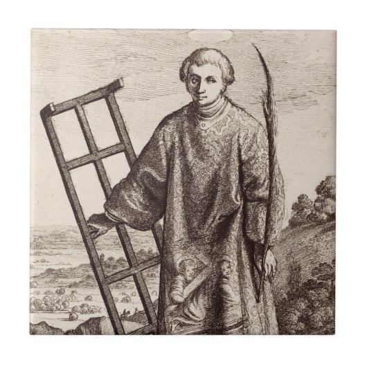 セントローレンスのパトロンの聖アーカイブ タイル (正面)