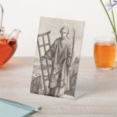 セントローレンスのパトロンの聖アーカイブ 台座サイン (インサイチュ)